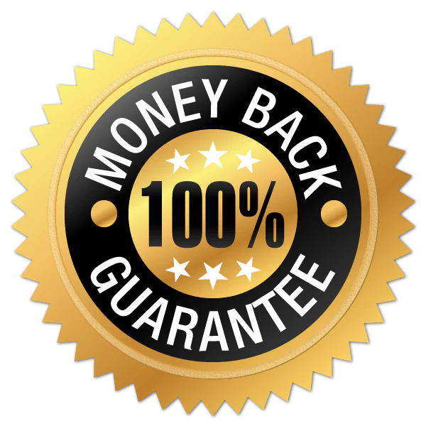 100 Percent Satisfaction 60 Day Money Back Guarantee